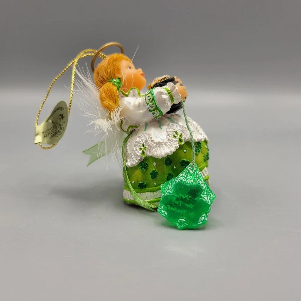 Vintage Irish Blessings Angel Heirloom Ornament Ashton Drake Irish Blessings